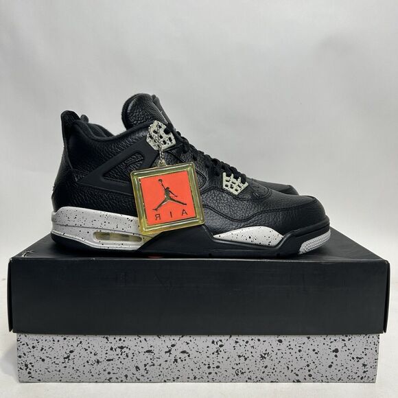 Nike Shoes Air Jordan 4 Retro Men\'s LS “Black Oreo” 2024 main image 4